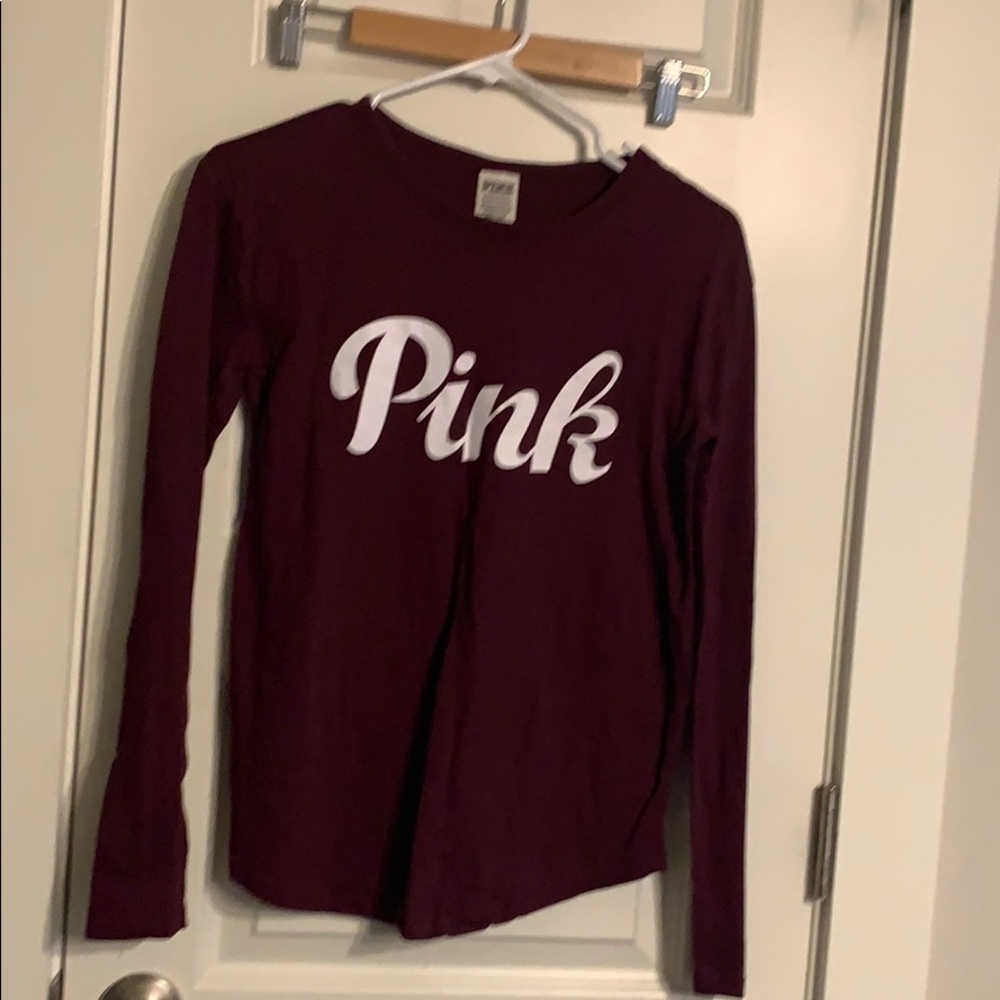 Maroon pink shirt